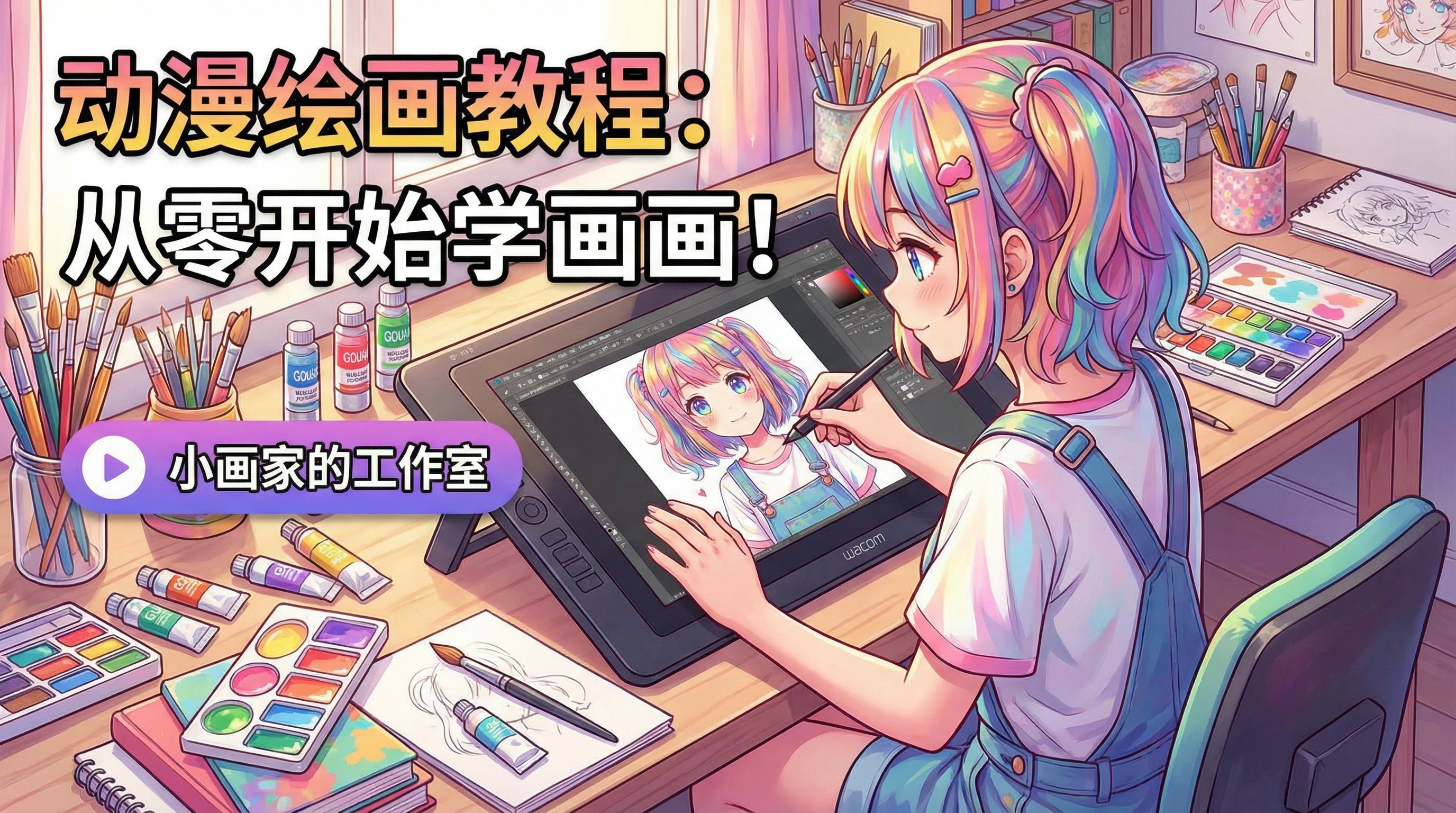 黑丝绘画教程视频